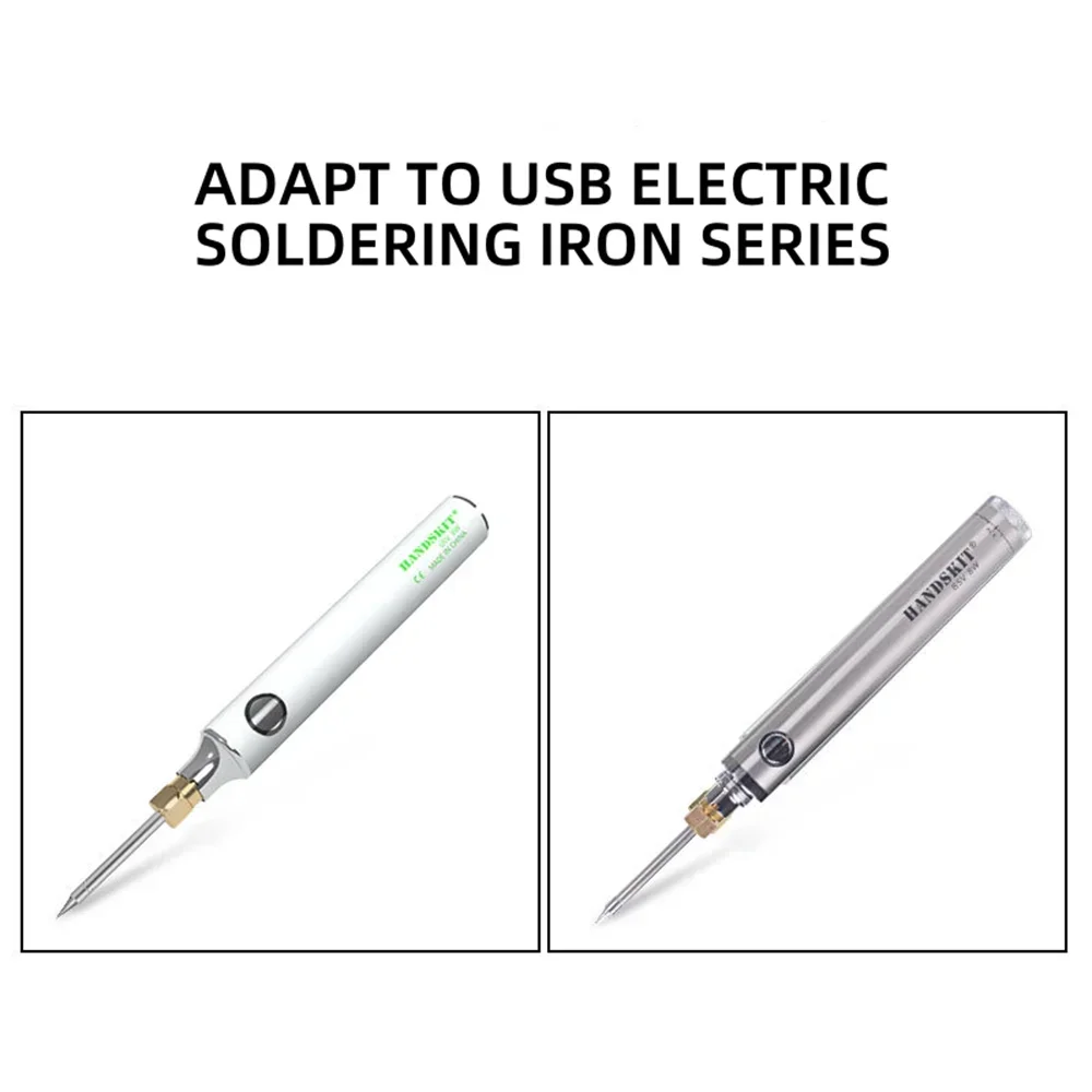 1pcs 510 Interface Soldering Iron Portable Soldering Iron Tip Accessories 8W USB Solder Tip Jbc soldering tips Ts