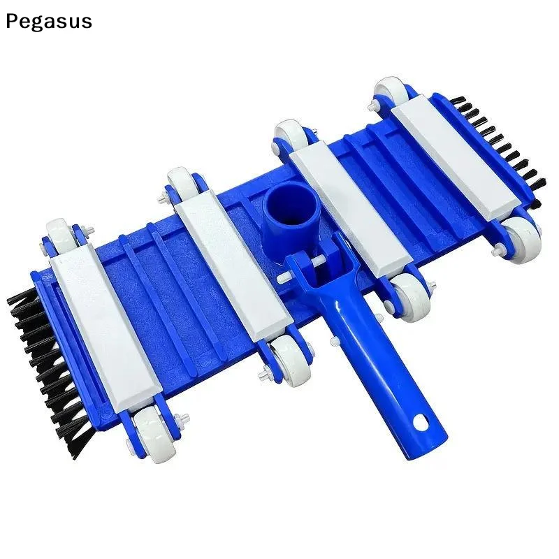 [S]14Inch Swimming Pool Wall And Floor Brush Cleaning Tool Efficient Labor Saving Reusable Pool Vacuum Cleaner For Pool Cleanin