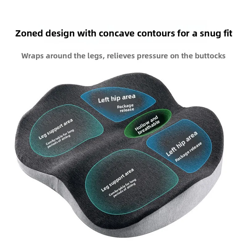 Ergonomic Memory Foam Pillow Orthopedic Cervical Neck Support for Side And Back Sleepers Knitted Bed Pillow for Sleep
