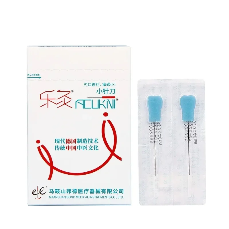 50pcs GBR Disposable Sterilization Small Blade Needle Knife Ultrafine  Anti Slip Handle Needle Knif Plastic Handle Needle Knife