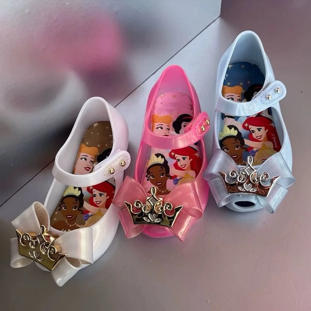 

Disney girls frozen mermaid princess cute Sandals shoes non-slip soft bottom shoes for girl gift