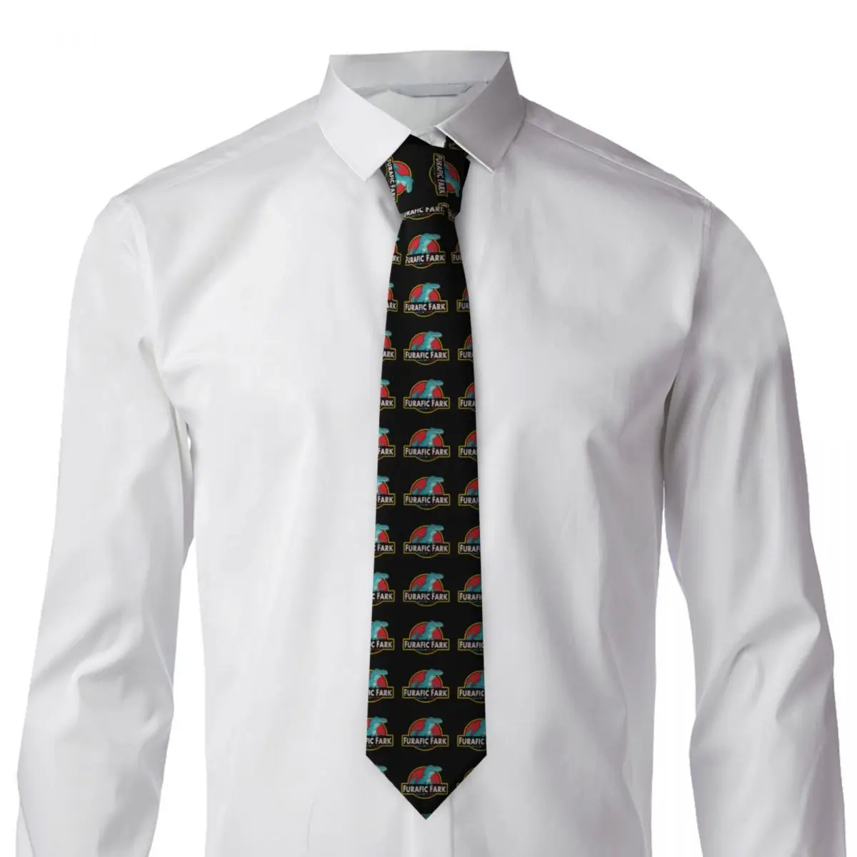 Furafic Fark Necktie for Men Silk Polyester Slim Neck Ties Wedding Suits Tie Classic Gravatas