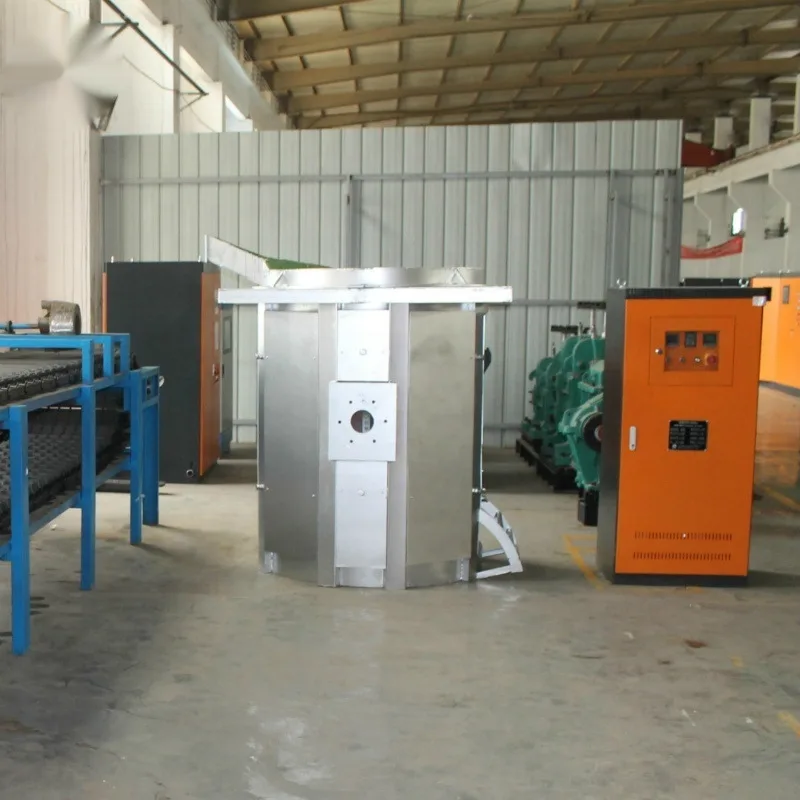 5 Ton Aluminium Induction Metal Smelting Furnace For Casting Aluminum Ingot