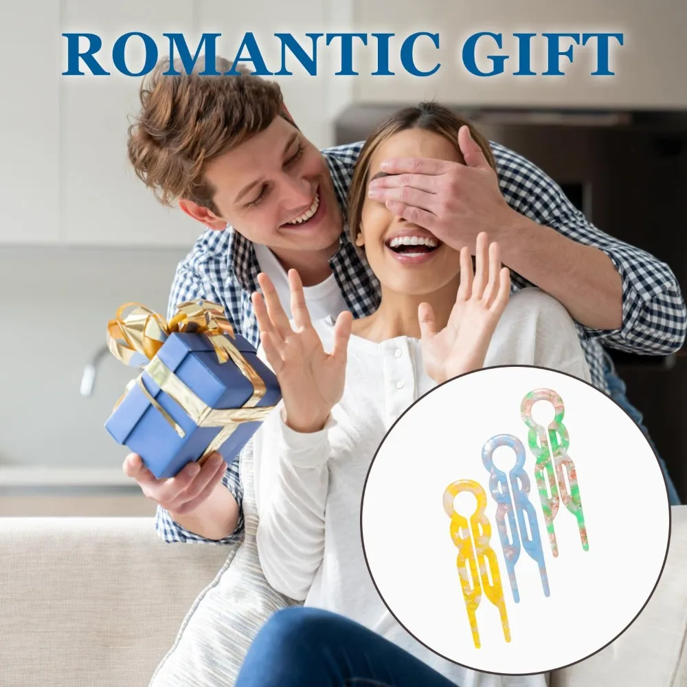 高級フランス製ヘアピン、新しいヘアアクセサリー、エレガントな女性用ヘアクリップ、あらゆる髪質に適しています（3個入り-I）