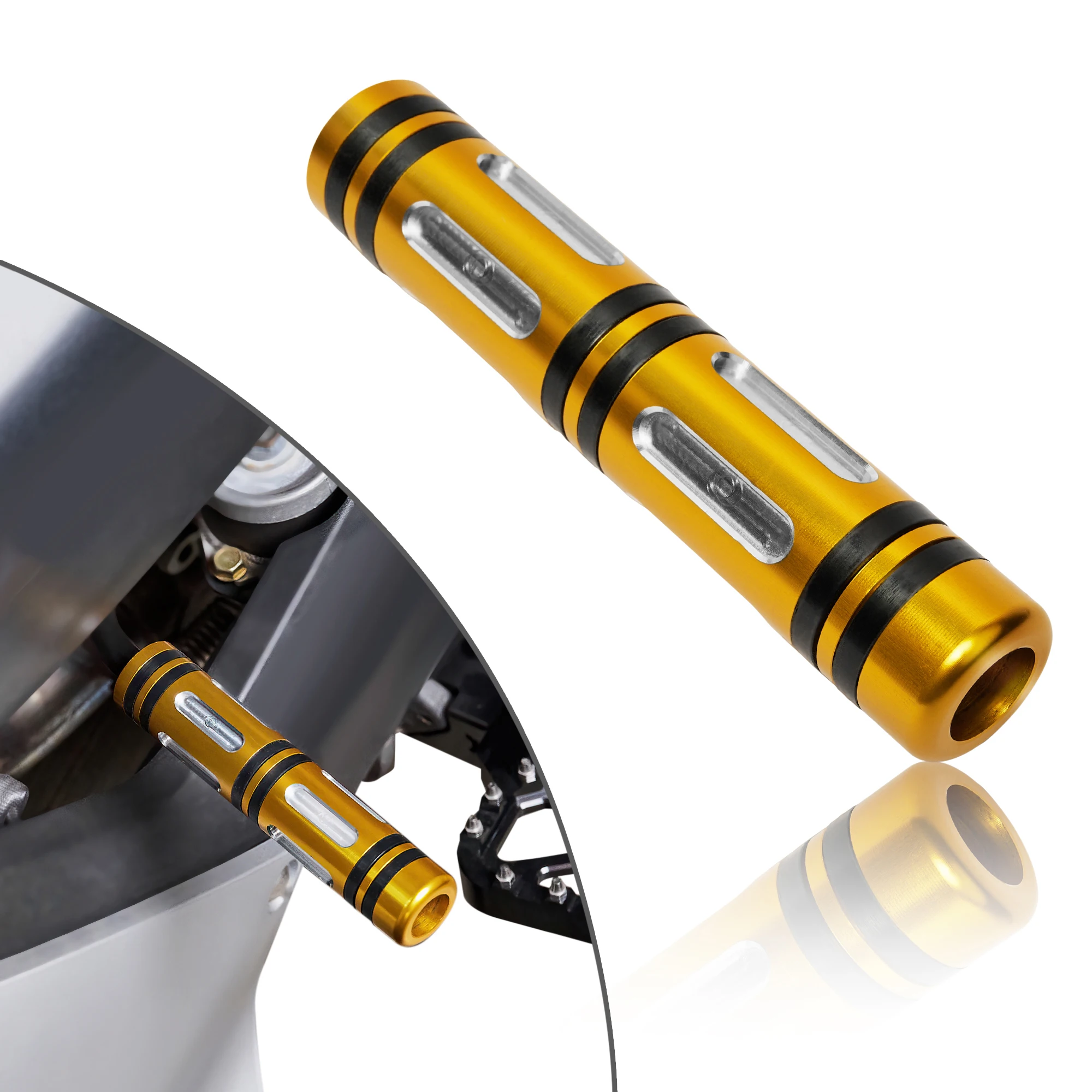 

Motorcycle Aluminum Gold Cylindrical Forward Reverse Gear Shift Lever for Can-Am Ryker Rally Edition 2019-2015 Sport 2012-2015