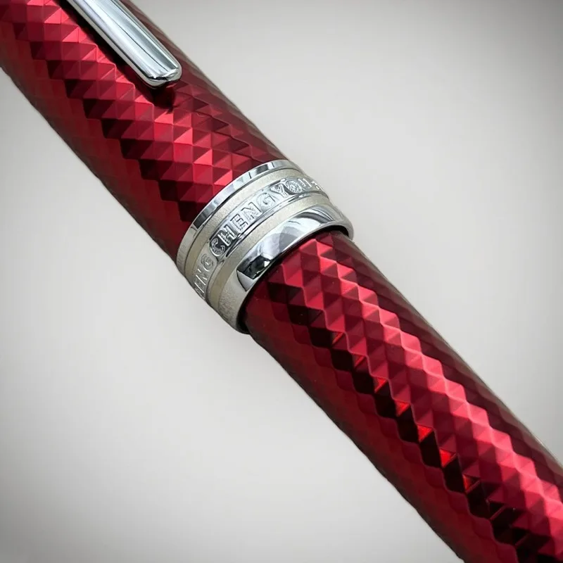 limited-edition-collector's-penchen-146-hammer-pattern-fountain-pen-m-b-all-copper-stationery-supplies-writing-students-ink-pen