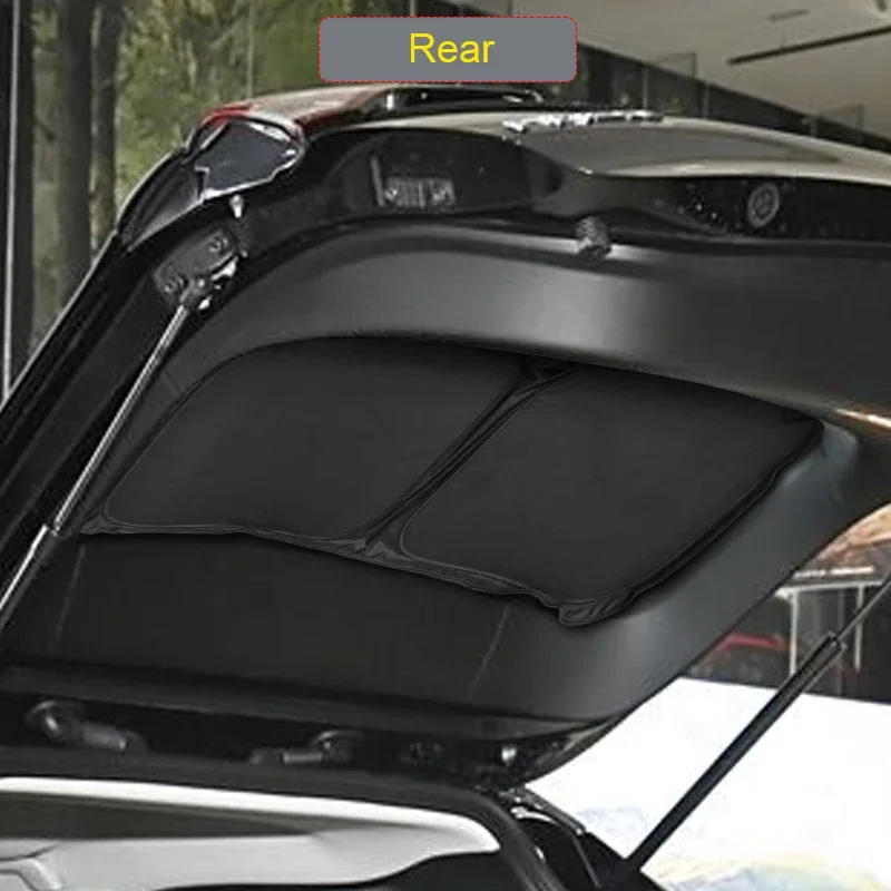 

For MITSUBISHI OUTLANDER 2016-2026 Car Black Windows Privacy Sunshade Anti-UV Heat Insulation Protect Cover Interior Accessories