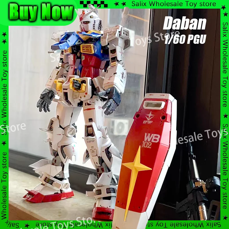 

In Stock Daban PG 1/60 2.0 RX-78-2 PGU Model KitAssembly Action Figures Robot Plastic Model Kits Hobby Statue Customized