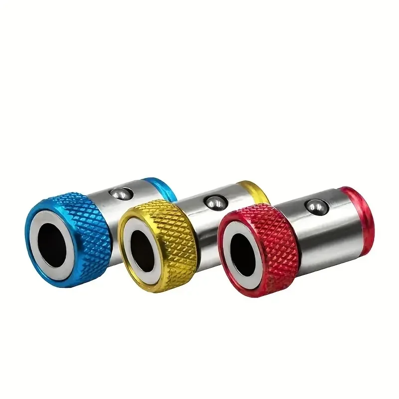 1/3pc Anello magnetico in lega Anello magnetico Punte per cacciavite Anti-corrosione Forte magnetizzatore Punta da trapano Anello magnetico