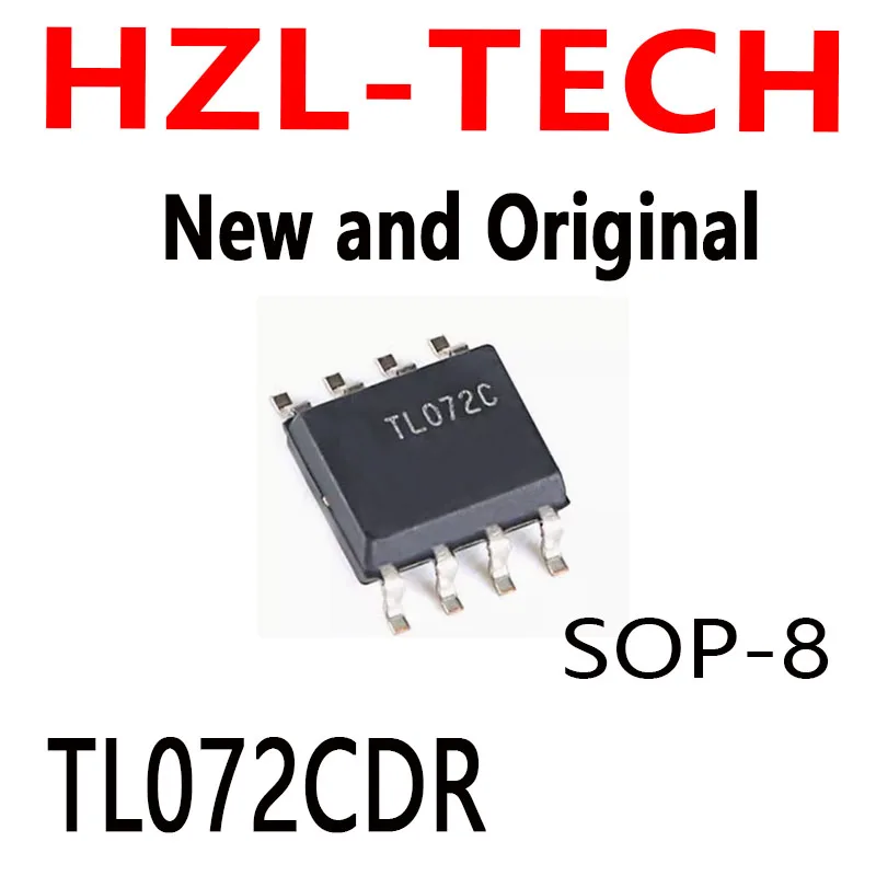 

100 шт. SOP8 TL072 SOP TL072CD 072CDR SOP-8 TL072CDT TL072C TL072CDR