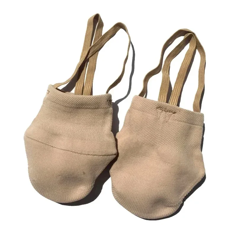 1/5/10 أزواج من أحذية الجمباز الإيقاعي، نصف جوارب محبوكة ناعمة مرنة، أحذية نعل ناعمة للمنافسة المهنية، حذاء رقص رياضي فني #1