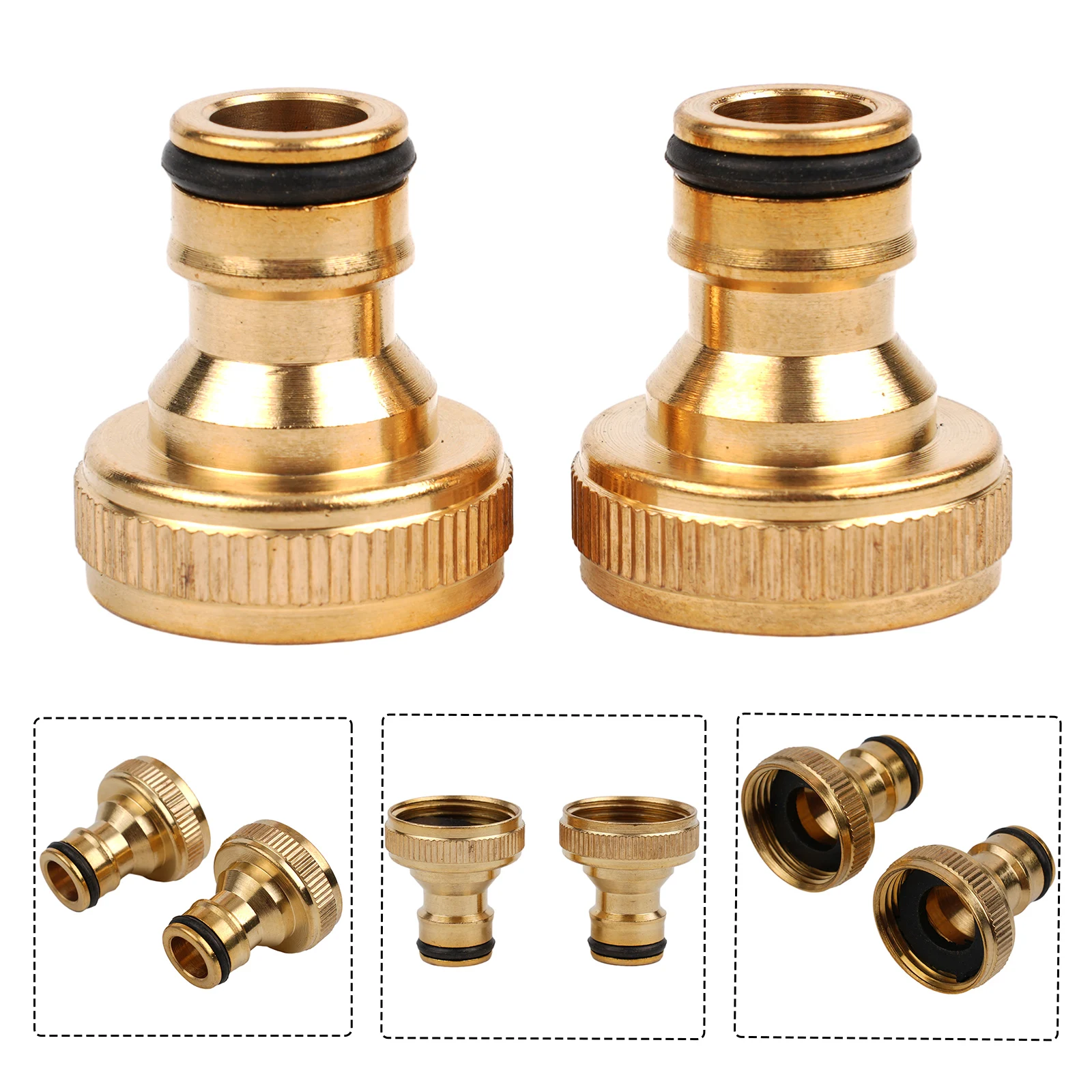 Garden Thread Connector Water Pipe Quick Adaptor Fitting 4*3cm 3/4\\\\\\\\\\\\\\\