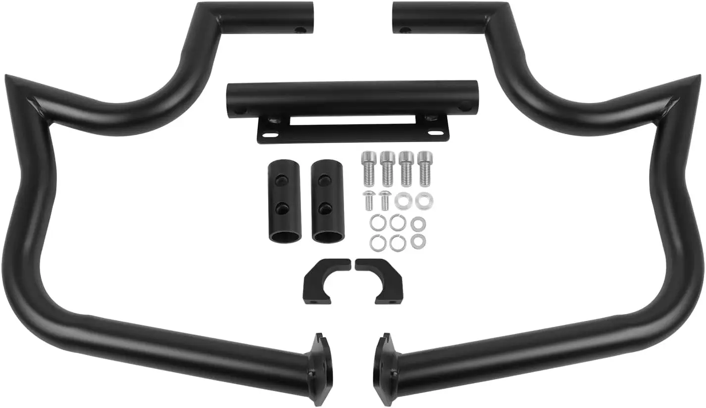 Highway Freeway Crash Bar Engine Guard Replacement for Honda Fury VT1300CX VT1300 CX 2010-2025 (Black)