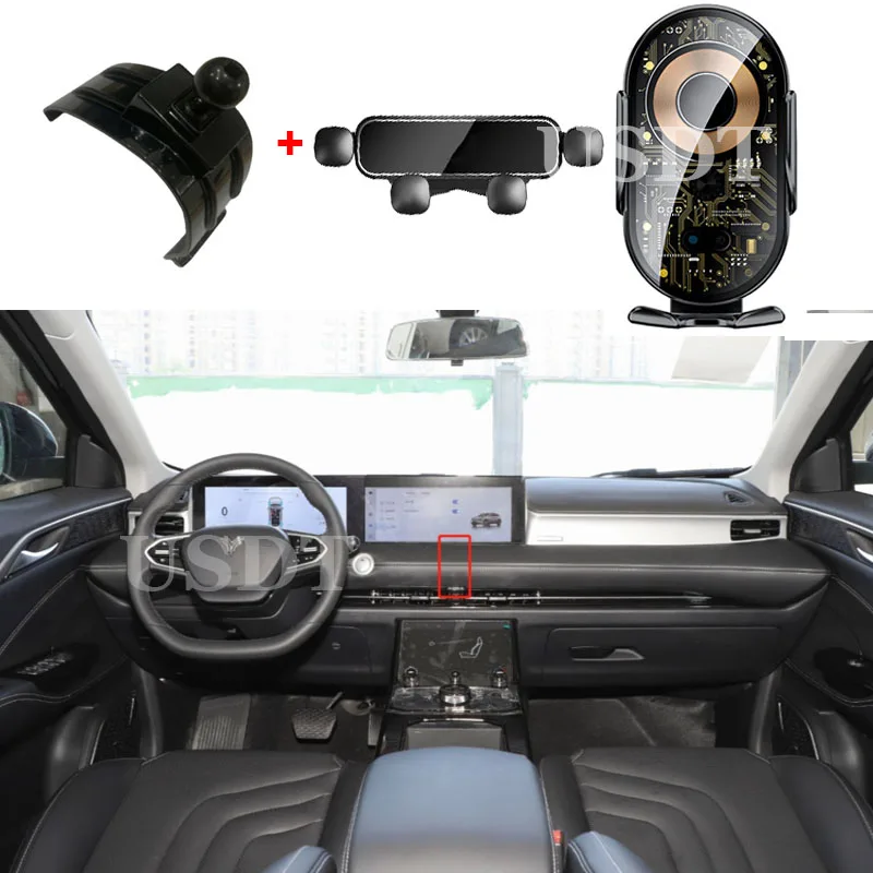 

Car Mobile Phone Holder Gravity Bracket for NETA U U PRO V VPRO 2025 2024 2023 2022 Wireless Charger Automatic Stand