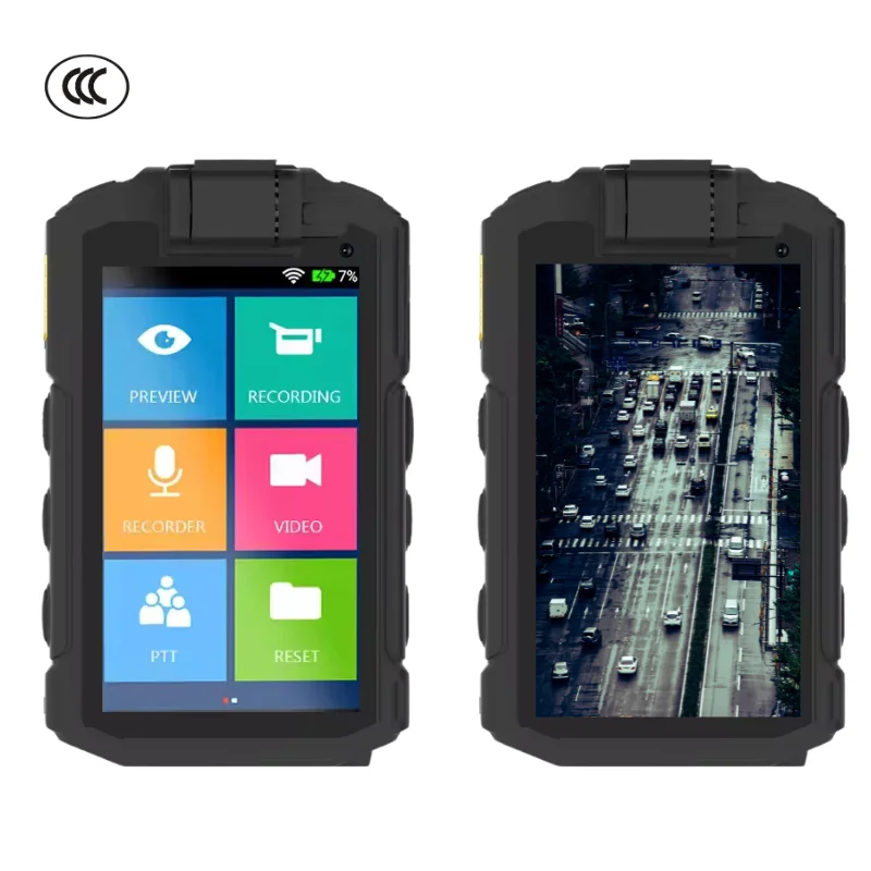 OEM ODM Android 11 Octa Core IP68waterproof 3200mAh Replaceable Rechargeable Battery Body Camera