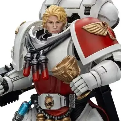 

【Pre-sale】JOYTOY 40K Anime Blood Angels Sanguinary Priest with Heavy Bolt Pistol Chainsword and Narthecium