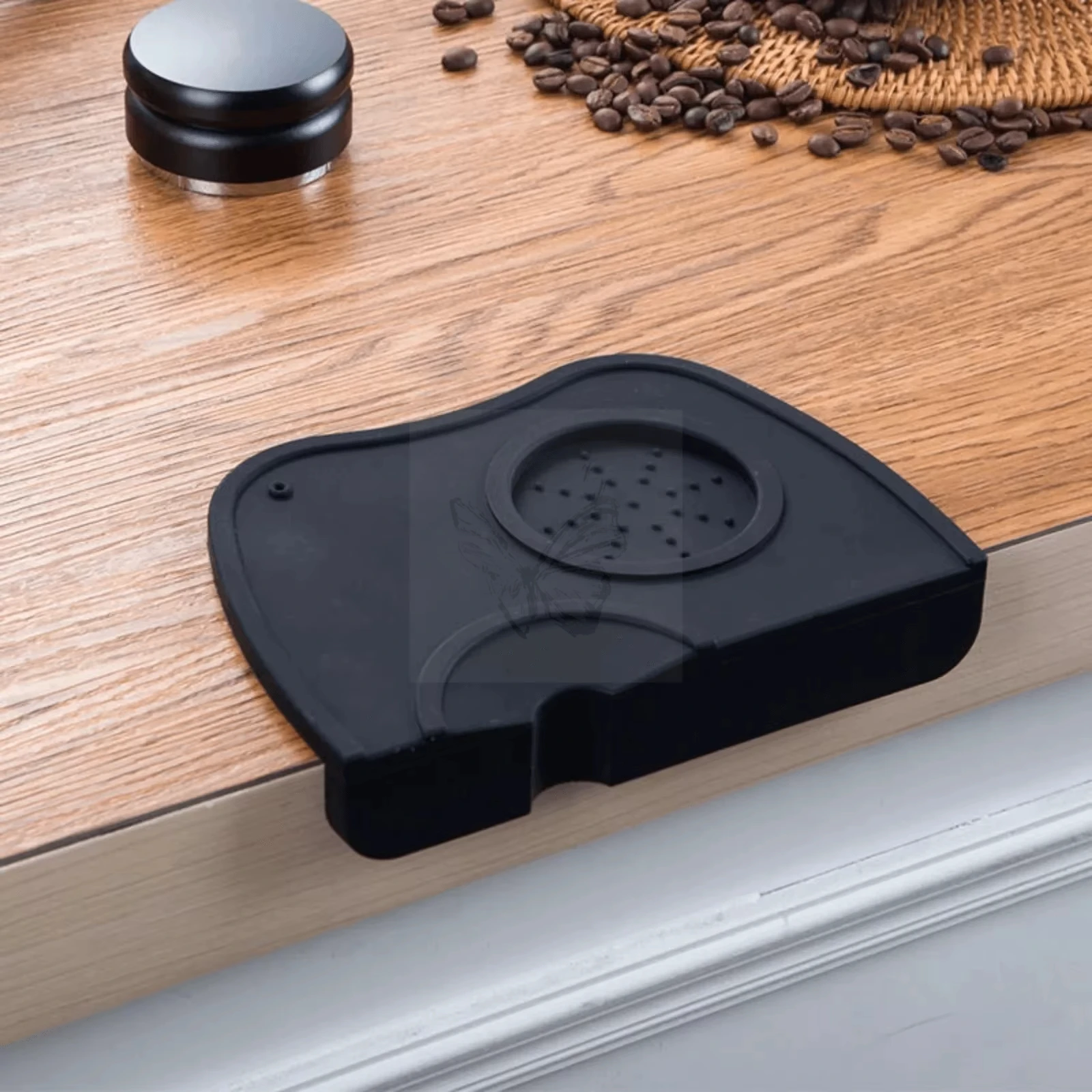 Espresso-Kaffeetamper-Matte, Silikon-Tamperhalter, Eckmatte, rutschfeste Tamper-Matte, Barista-Kaffeezubehör, Tamper-Werkzeuge – Detail 5