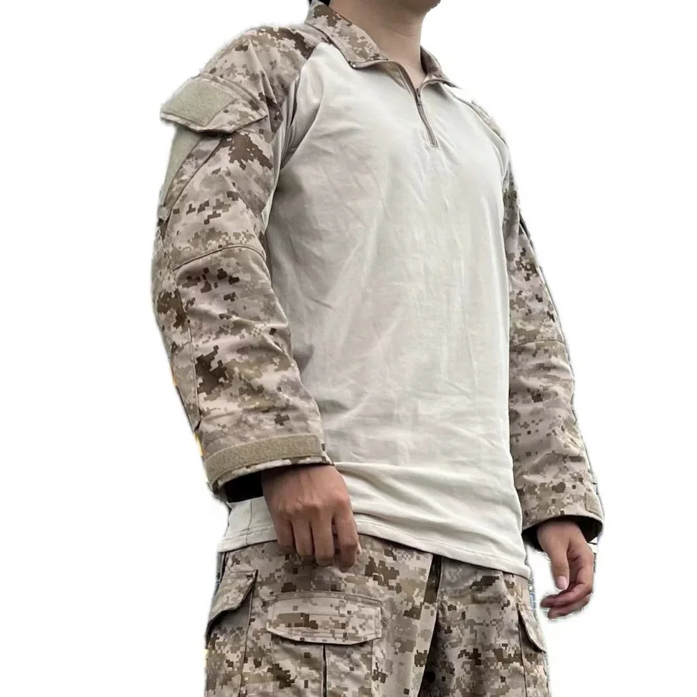 الرياضة في الهواء الطلق AOR1 GEN2 قميص التدريب التكتيكية الصيد القتالية الضفدع دعوى أعلى كم طويل