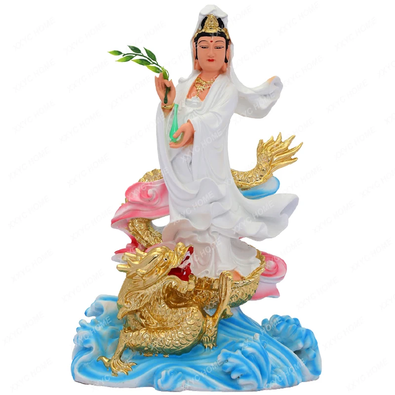 Ta Long Avalokitesvara Home Ornaments Island Guanyin Niang New South Sea Guanyin Bodhisattva Resin Fiberglass