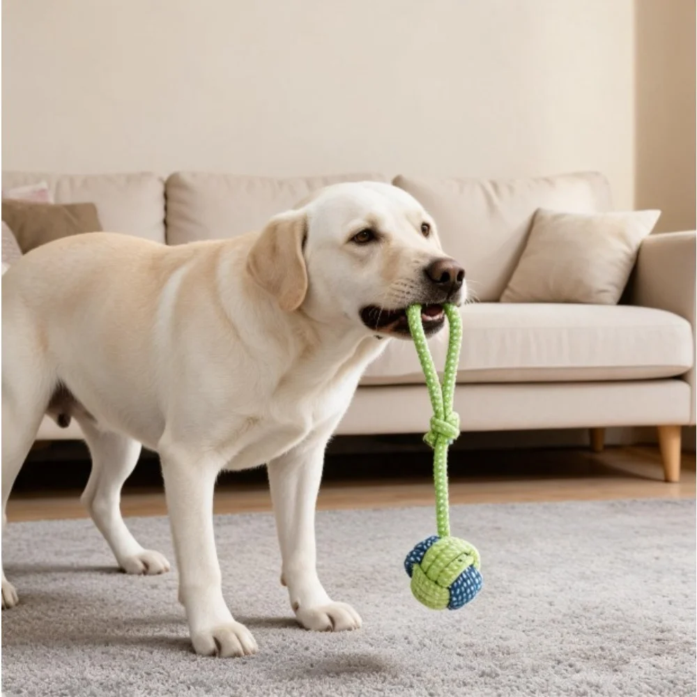 Pet Dog Toys for Large Small Dogs Toy Interactive Cotton Rope Mini Dog Toys Ball for Dogs Accessories Toothbrush Chew Puppy Toy
