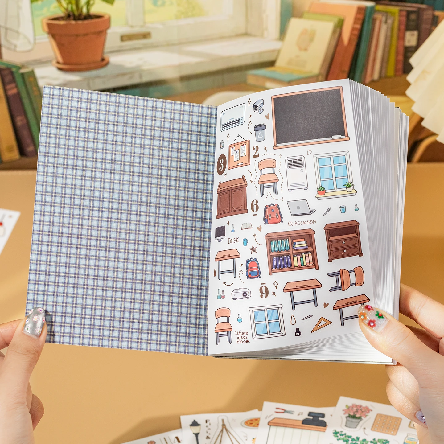 

20/40 шт. Набор вырезанных наклеек с мультяшными элементами для дневников, планеров, скрапбукинга, декоративных украшений для ноутбуков и канцелярских товаров, альбомов для наклеек