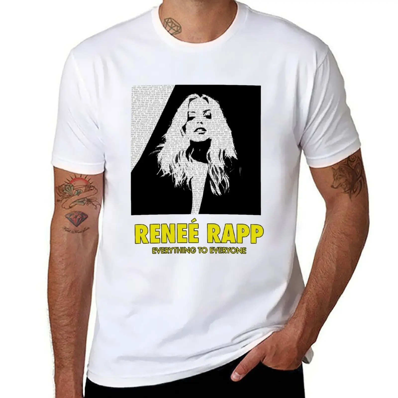 

design Renee Rapp T-Shirt man t shirt cotton high quality t shirt personalised T-Shirt