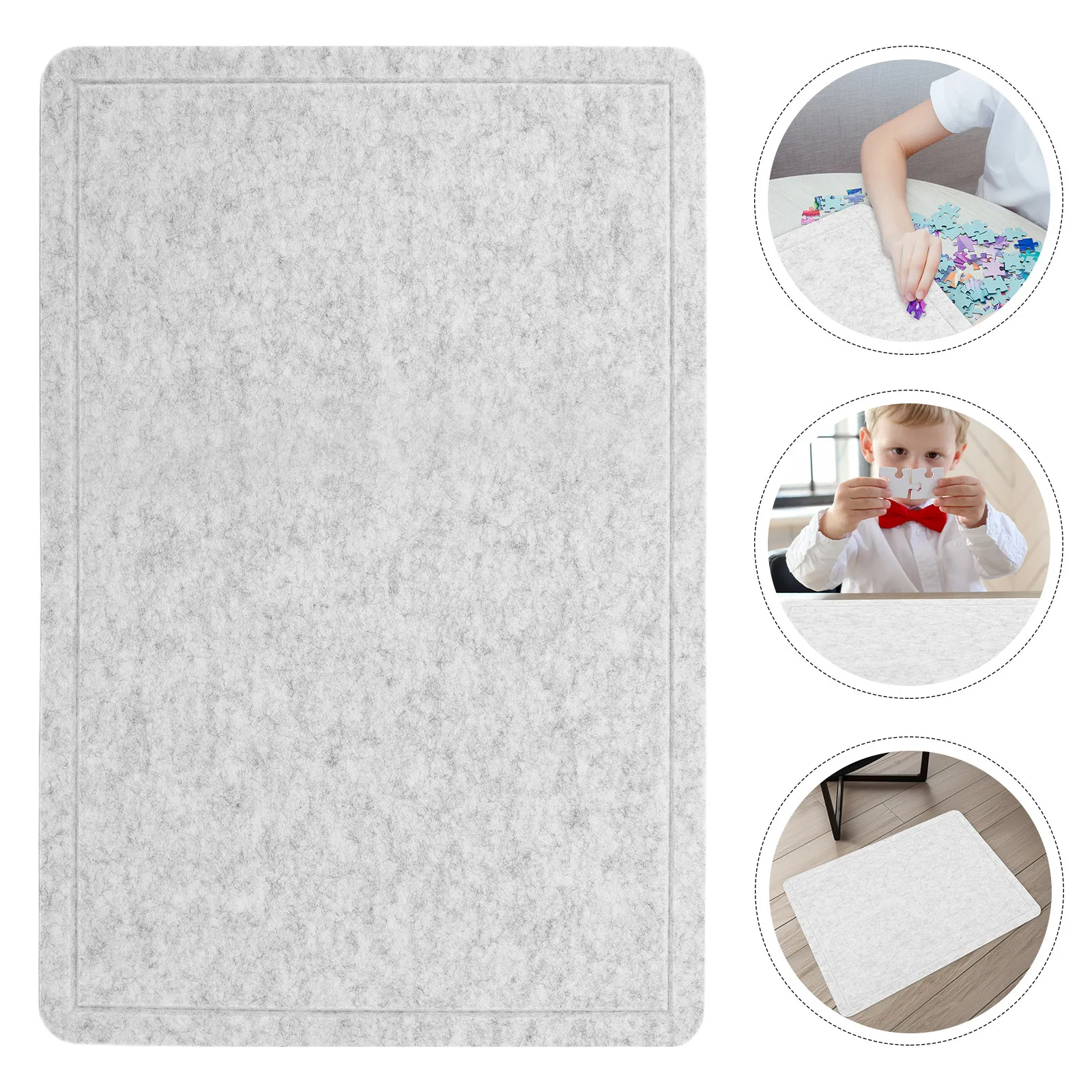 

Felt Puzzle Board Replacement Pad for Jigsaw Puzzles Convenient Installation Puzzle Piece Holder Board Home Use