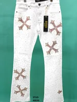 Pantalones Vaqueros Holgados de Mezclilla de la Serie Blanca con Elementos de Moda, Diseño Cruzado, Estilo Nicho Y2K, Nuevos Jeans de Pierna Recta, Populares en 2026