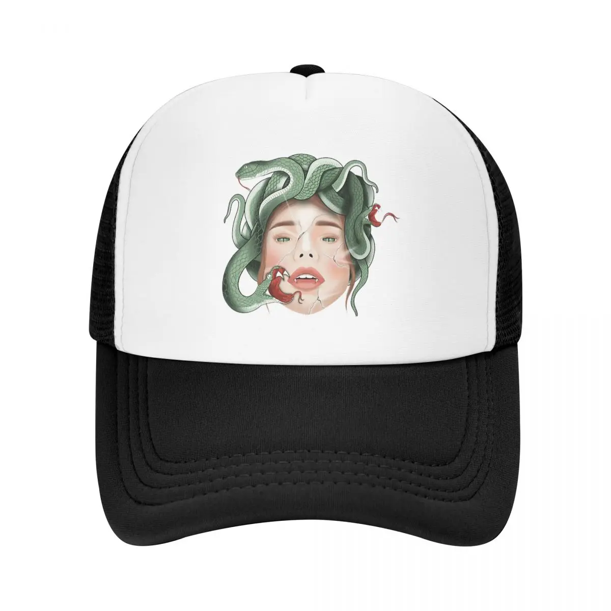 The Demise Of Medusa Cap Fashion Casual Mesh Baseball Caps Adjustable Hat Hip Hop Summer Unisex Baseball Hats Polychromatic