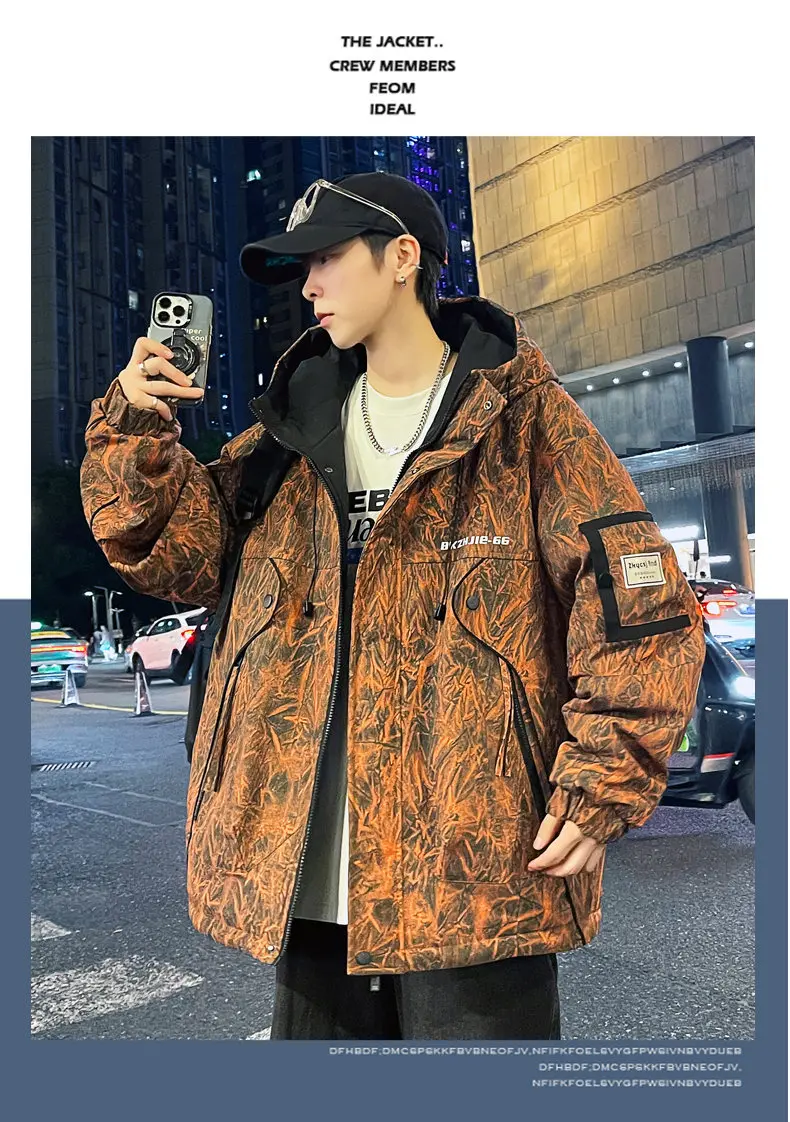 Mode 2026 Herbst Winter Herren Verdickte Kapuzen-Fleecejacke Jugendliche Streetwear Freizeit Warme Plüschjacke Winddichte Oberbekleidung – Detail 18