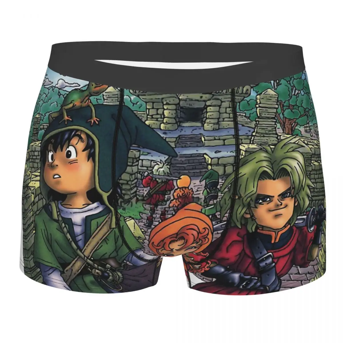 VII Dragon Quest Warrior Dragonlord Hero Slimes Game Underpants Breathbale Panties Male Underwear Ventilate Shorts Boxer Briefs