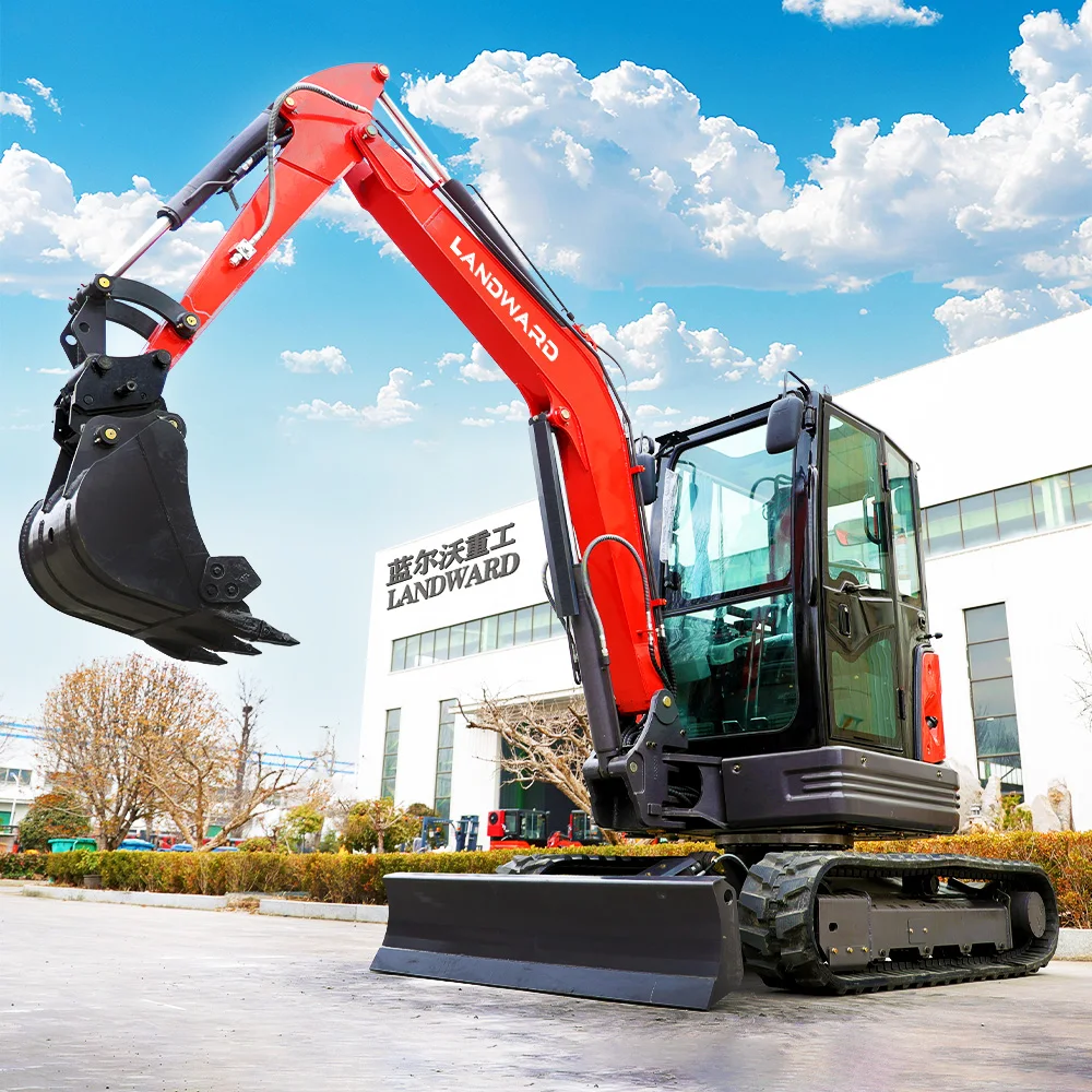 حفارات عالية الجودة CE 3.5 طن حفار صغير مبيعات حقيبة صغيرة KUBOTA آلات نقل الأرض 2 طن حفارة صغيرة قابلة للتخصيص