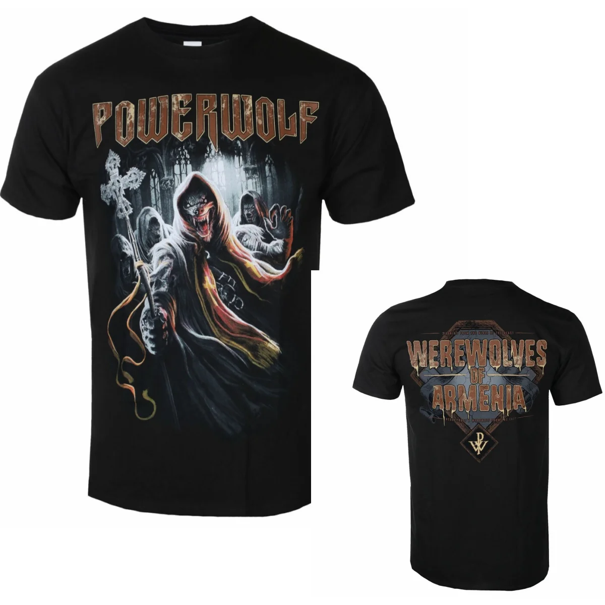 Top Summer Powerwolf Graphic Cotton T-shirt Unisex Summer Short Sleeve Fashion Brand Tee Luxury Casual Vintage Tees - view 6