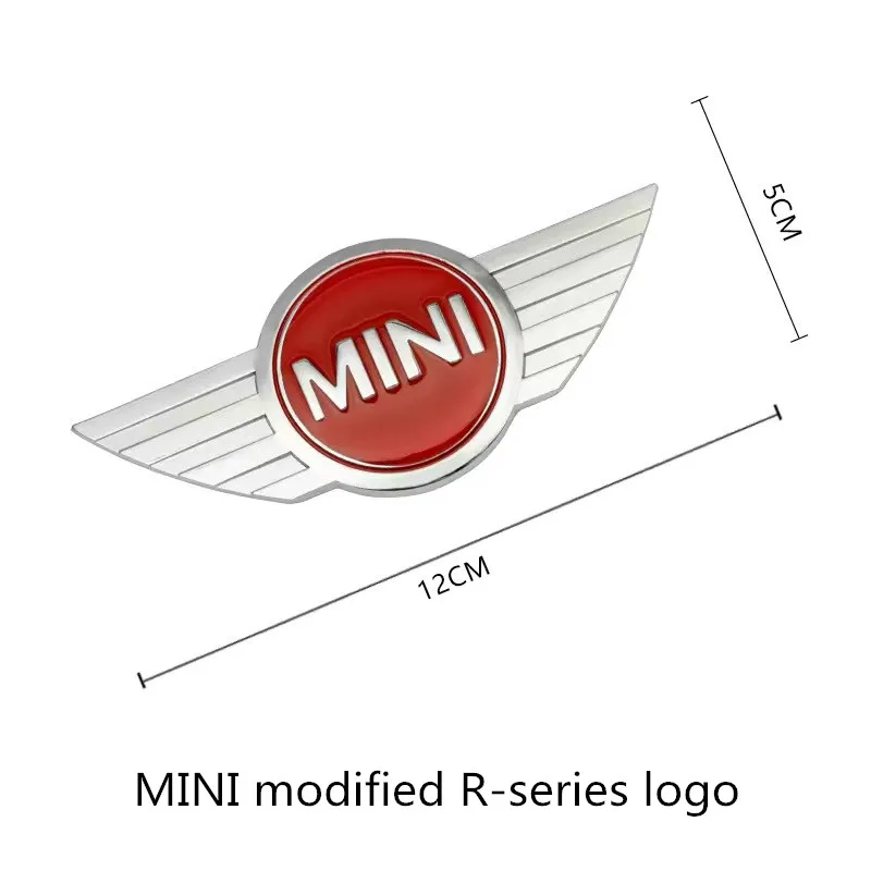 1Pcs Car Hood Front Bonnet Grill Rear Trunk Emblem Logo Badge Stickers For BMW MINI Cooper JCW F50 F53 F54 F55 F56 R55 R56 R60