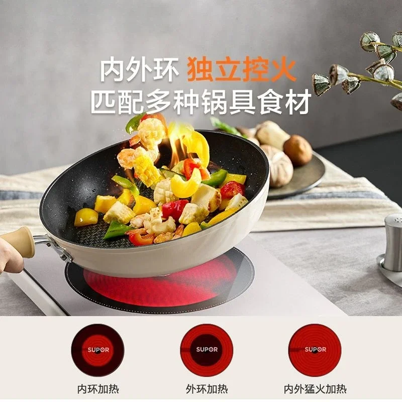 ultra-thin electric ceramic stove home kitchen high-power intelligent new multi-functional genuine whole plate induction cooker