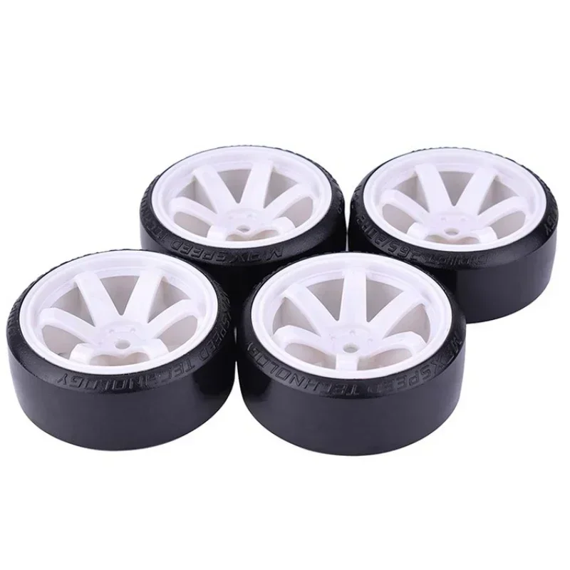 

4PCS 1/10 RC Drift On-road Wheel Hard Pattern Tyre for 1:10 Tras D4 HSP HPI Sakura TT01 Tamiya Drifting RC Car Accessories