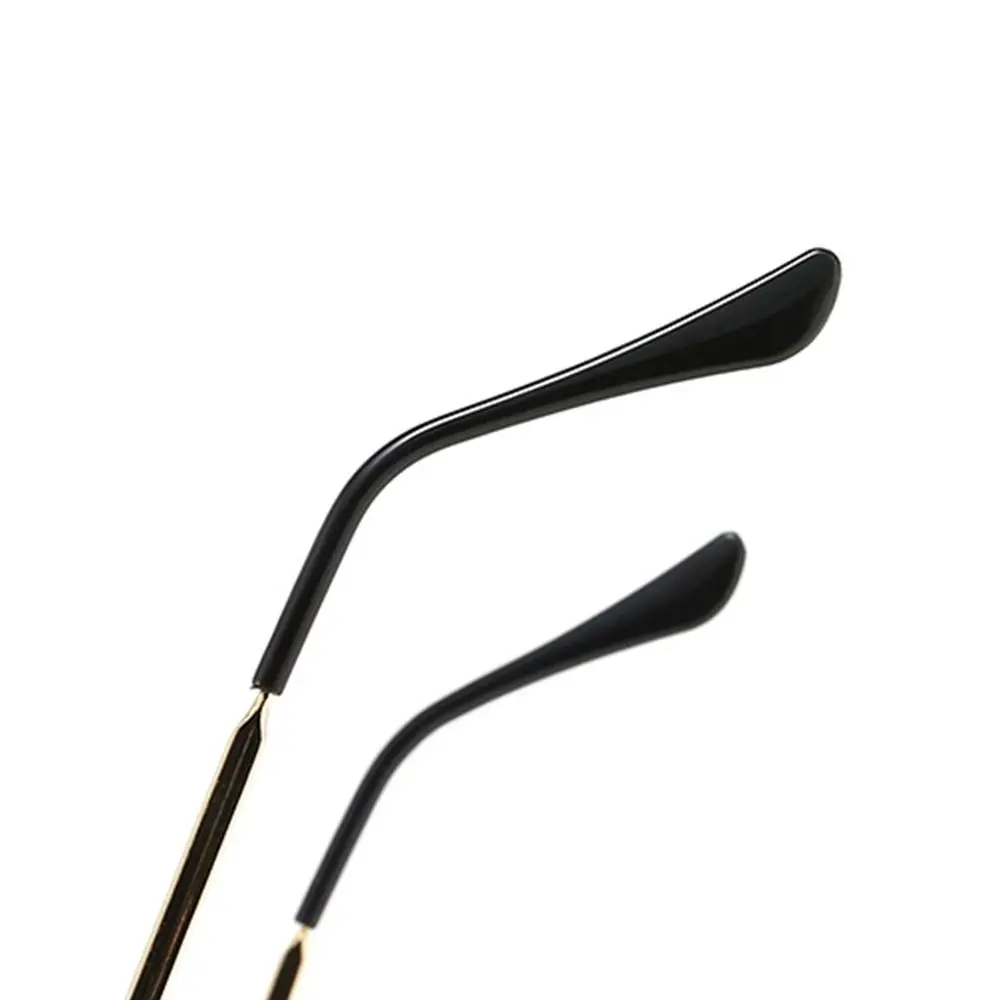 

Triangular Small Hippie Sunglasses Metal Frame UV400 Protection Punk Shades Tinted Colorful Lens Eyeglasses