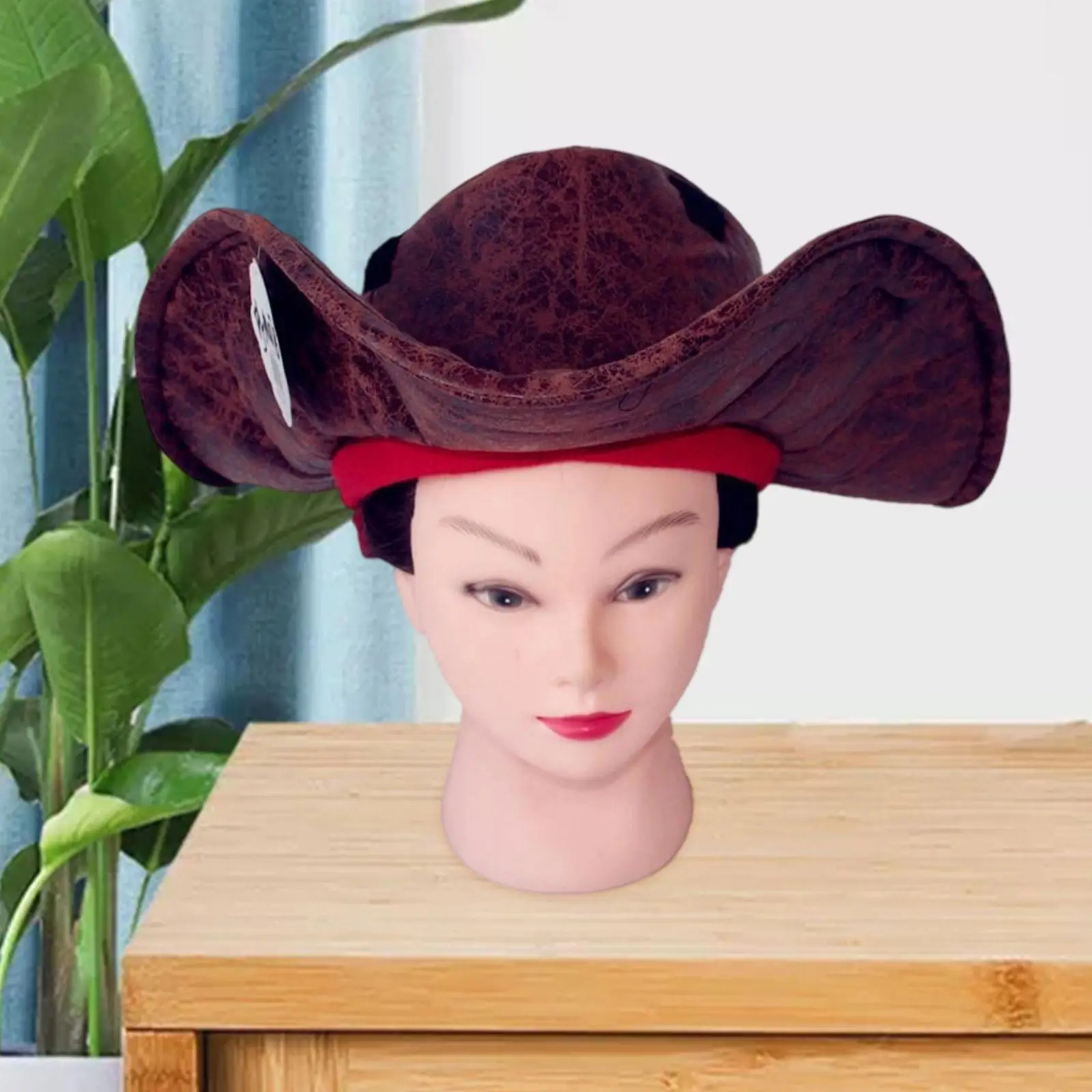 Decorazione regalo per copricapo con cappello da pirata di Halloween, cosplay per feste in maschera