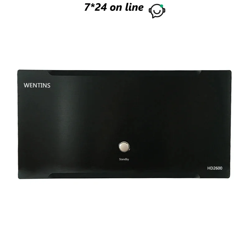 W-025 WENTINS HD2600 усилитель мощности высокой мощности 2 канала 600 Вт на канал напряжение домашнего кинотеатра 220 В/50 Гц