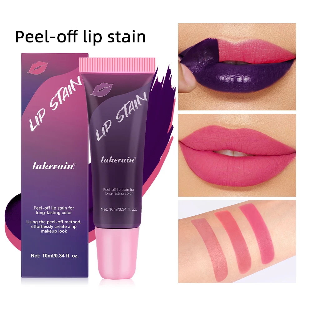 3Colors Amazing Peel Off Liquid Lipstick Waterproof Long Lasting Tear Lipstick Lip Gloss Women Sexy Tear Pull Lips Mask Cosmetic