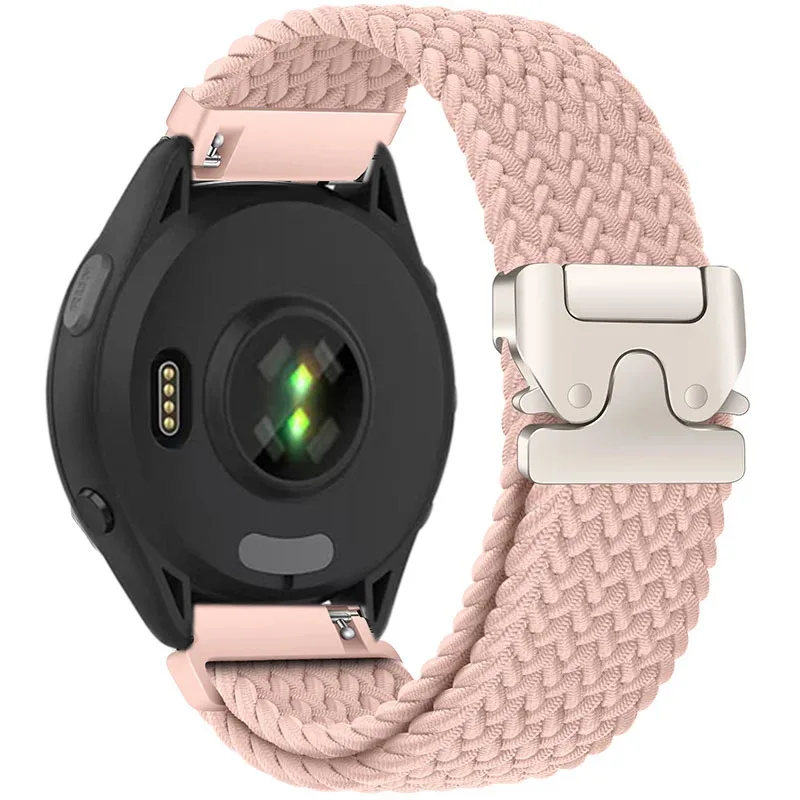 20 mm 22 mm Fallschirmschlaufenarmband für Garmin Venu 4 3 2 SQ-Band für Forerunner 165/255/265/570 Armband Vivoactive 4 5 6 Armband – Detail 15