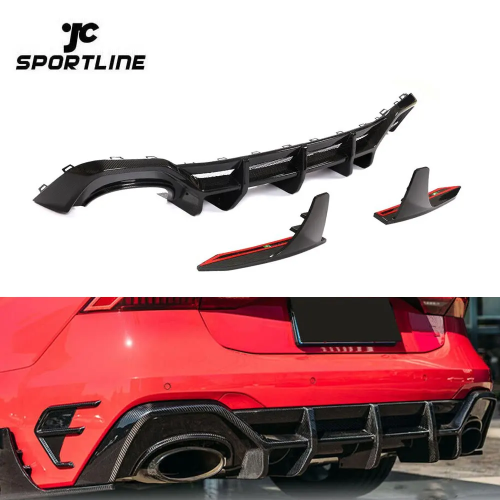 

Dry Carbon Fiber RS7 Custom Rear Bumper Lip For Audi RS7 C8 Sportback 4-Door 2019- 2021