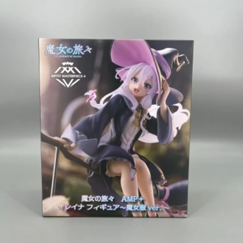 Bandai japonês banpresto taito amp bruxa viagem irena roupas de bruxa vassoura modelo brinquedos presentes decoração de mesa ornamentos