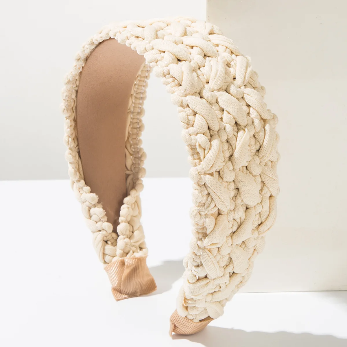 Korean Fashion Braided Wide Hairband Sweet Woven Braid Headband Face Slimming Hair Hoop Elegant Hair Accessories view 5