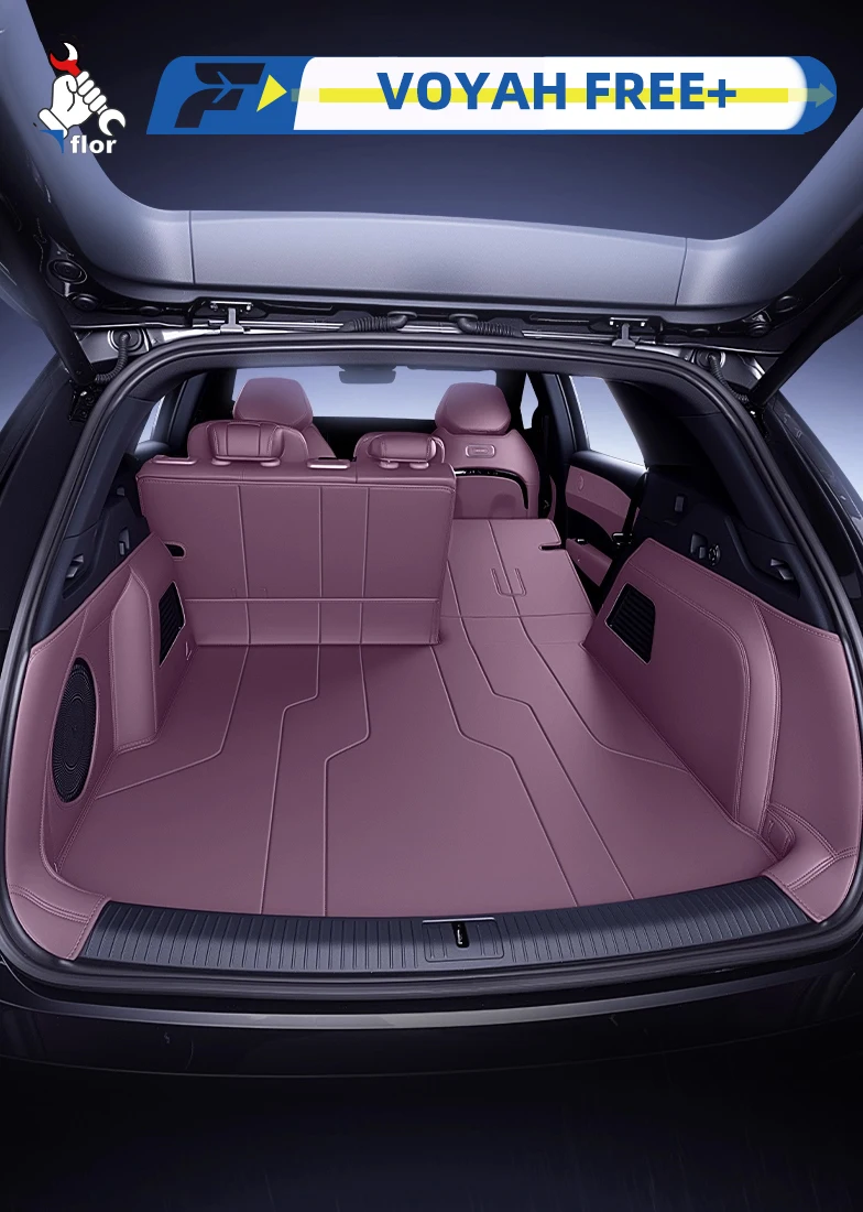 For VOYAH FREE FREE+ 2025 Car Trunk Mat Custom Fit Trunk Liner Cargo Mat Trunk Protection Mat Chair-Back Protection Mat
