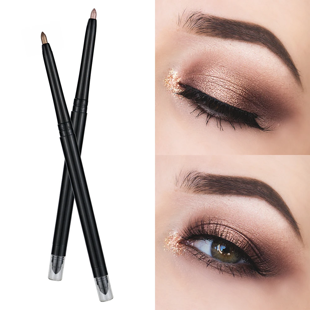 10colors Eyeshadow Pencil Custom Logo Pearlescent Bulk Private Label Waterproof Shimmer Brighten Natural Makeup Cruelty Free