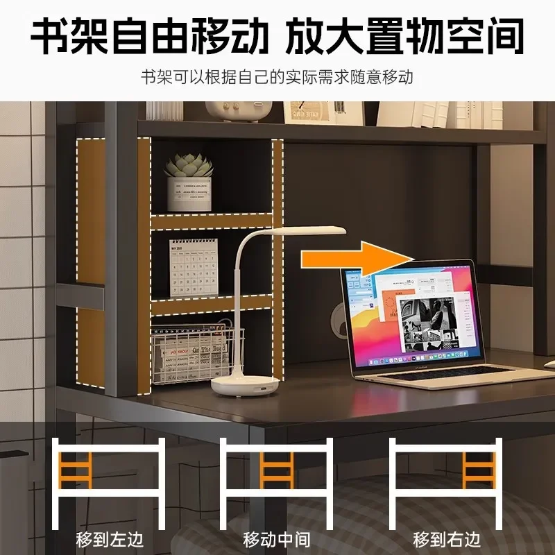 Bed Computer Desk for College Students E-sports Table Dormitory Writing Desk for Upper and Lower Bunks Lazy Bed Notebook
