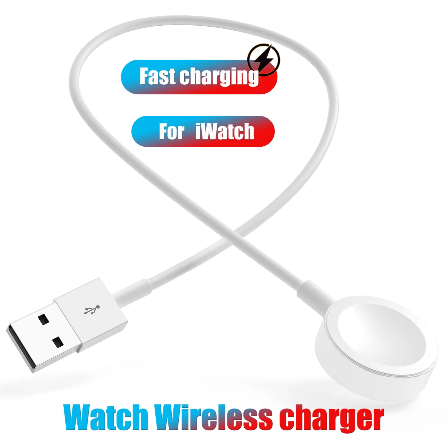 Watch Charger for iWatch Portable Wireless Charging Cable Accessories Compatible with Apple Watch Series SE/8/7/6/5/4/3/2/1