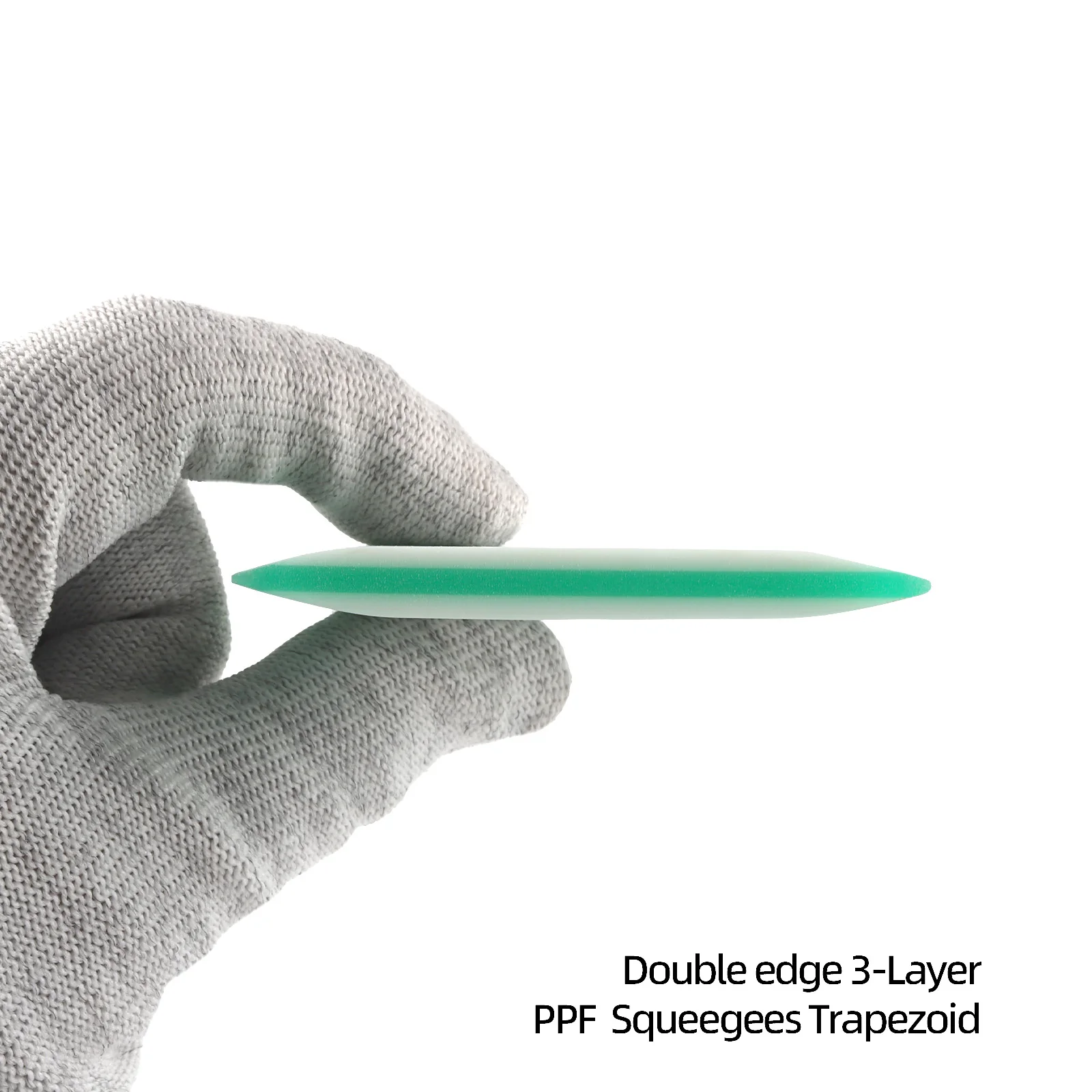 DCHOA TPU Soft Rubber Squeegee Scraper for Window Tint PPF Car Paint Protection Film Vinyl Wrap Installation Water Wiper Tool
