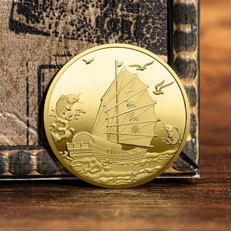 Smooth Sailing Commemorative Coin, Gold-Plated 